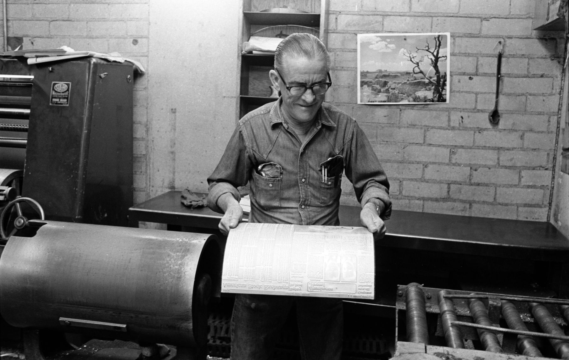 Printing press for Tucson Newspapers